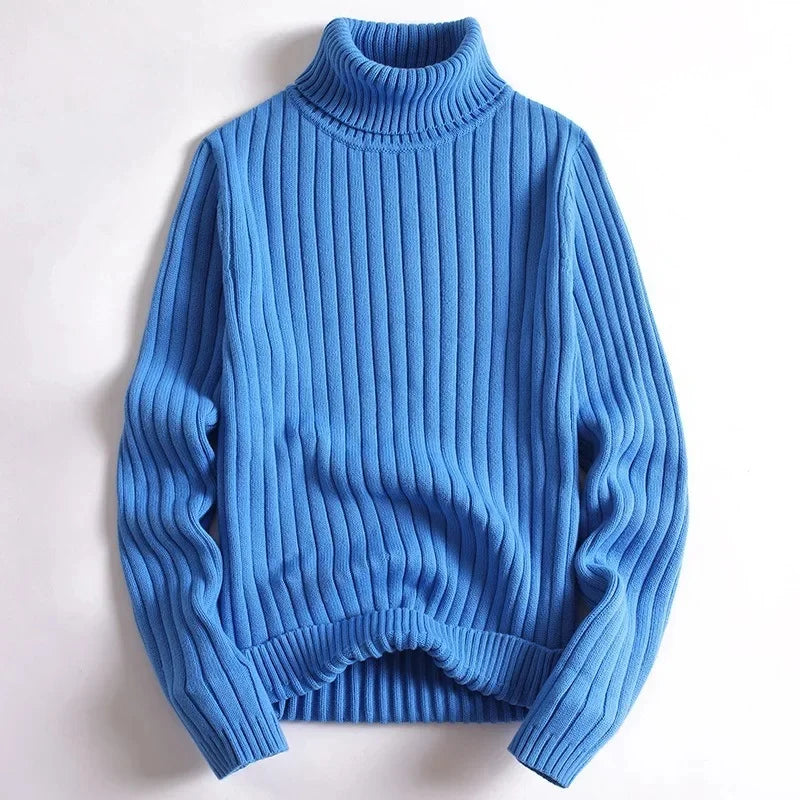 Old Money – Gerippter Rollkragenpullover