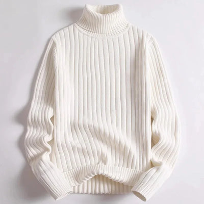 Old Money – Gerippter Rollkragenpullover