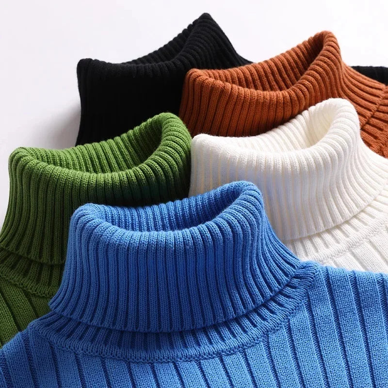 Old Money – Gerippter Rollkragenpullover