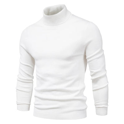 Rollkragenpullover Emil aus seidiger Schurwolle
