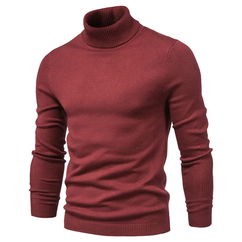 Rollkragenpullover Emil aus seidiger Schurwolle