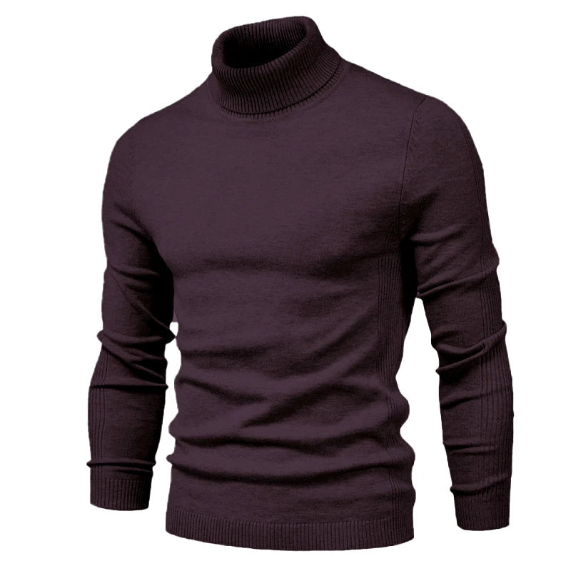 Rollkragenpullover Emil aus seidiger Schurwolle