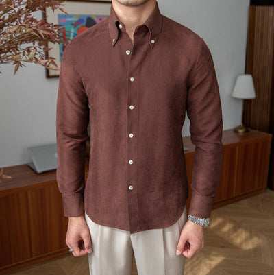 Old Money Amalfi Hemd mit Knopfleiste