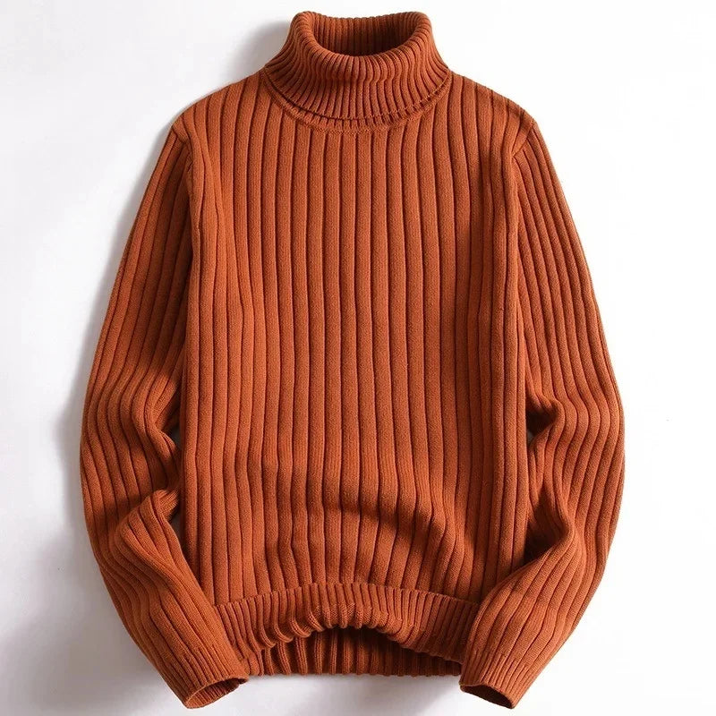 Old Money – Gerippter Rollkragenpullover