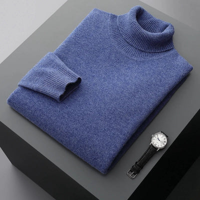 Rollkragenpullover aus Lucca-Wolle