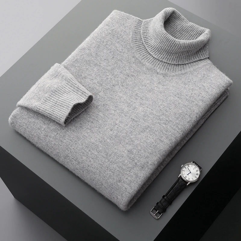Rollkragenpullover aus Lucca-Wolle