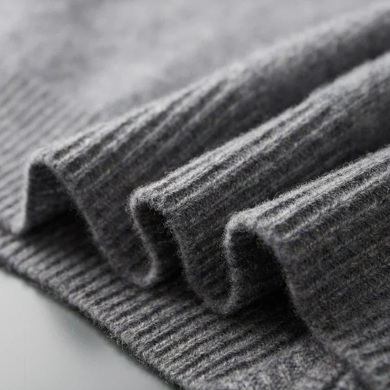Old Money – Strickjacke aus reinem Kaschmir mit Reißverschluss