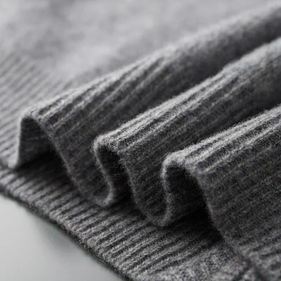 Old Money – Strickjacke aus reinem Kaschmir mit Reißverschluss