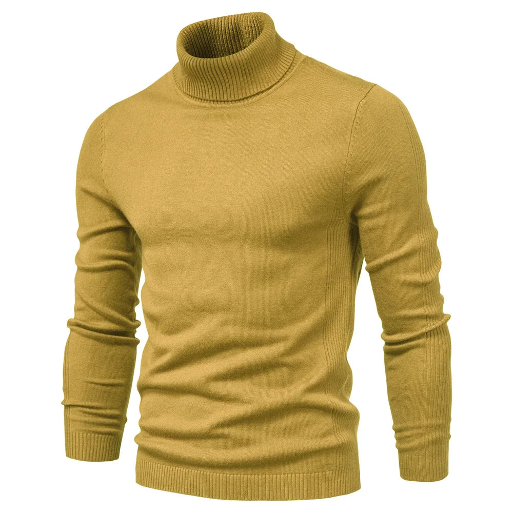 Rollkragenpullover Emil aus seidiger Schurwolle