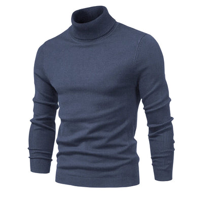 Rollkragenpullover Emil aus seidiger Schurwolle