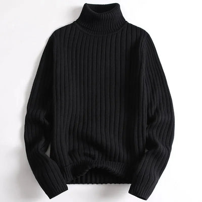 Old Money – Gerippter Rollkragenpullover