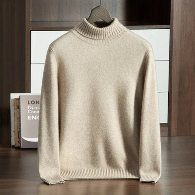 ROLLKRAGENPULLOVER AUS 100 % KASCHMIR