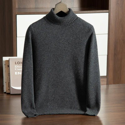 ROLLKRAGENPULLOVER AUS 100 % KASCHMIR