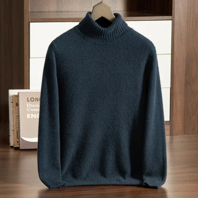 ROLLKRAGENPULLOVER AUS 100 % KASCHMIR