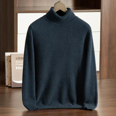 ROLLKRAGENPULLOVER AUS 100 % KASCHMIR
