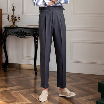 Old Money – Bundfaltenhose mit geradem Bein