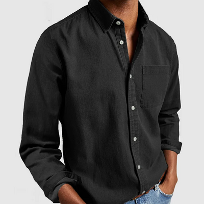 Old Money Lässiges Button-Up-Hemd