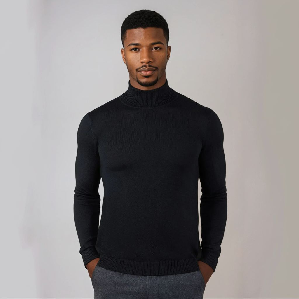 Rollkragenpullover aus Lucca-Wolle