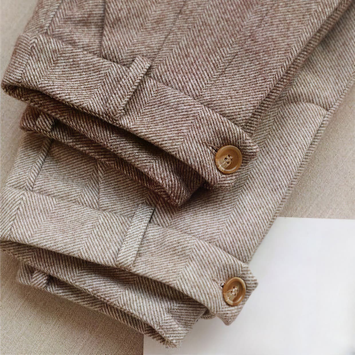 Taillierter Pantalon aus Perquaza™-Wolle