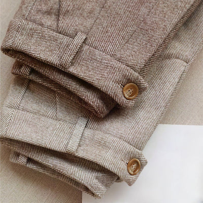 Taillierter Pantalon aus Perquaza™-Wolle