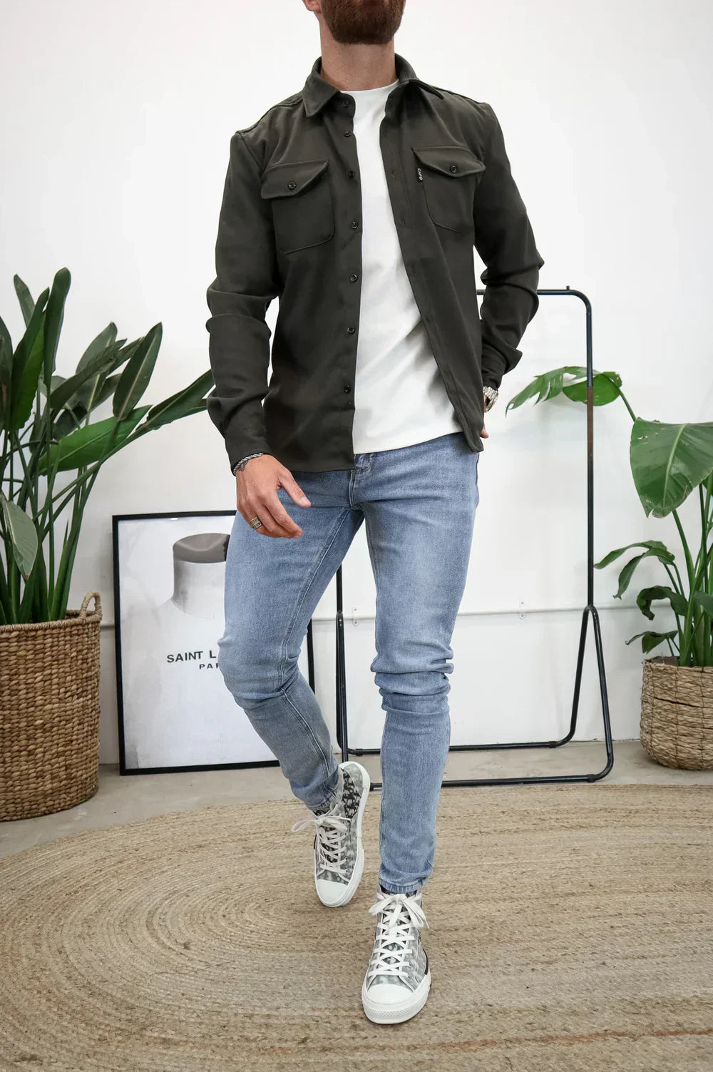 Old Money Elegantes Langarmhemd