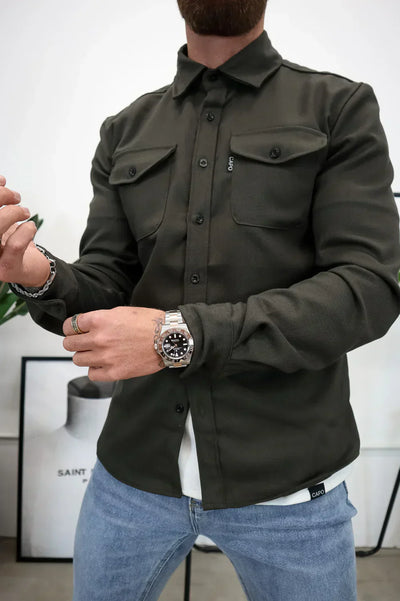 Old Money Elegantes Langarmhemd