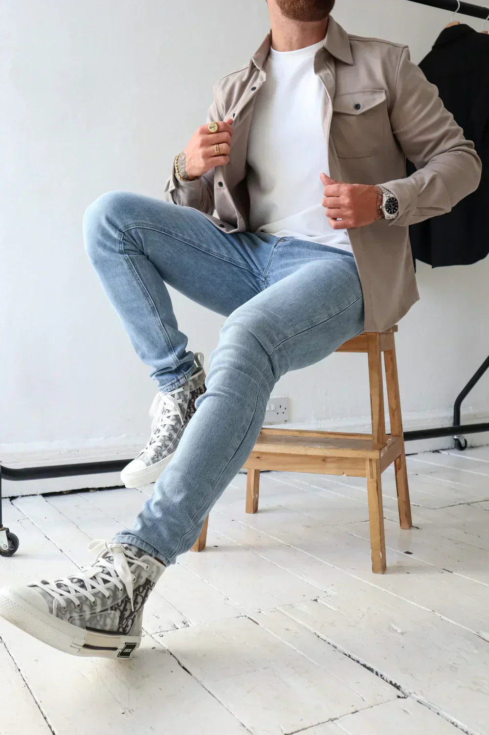 Old Money Elegantes Langarmhemd