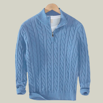 Constance - Pullover mit halbem Reißverschluss