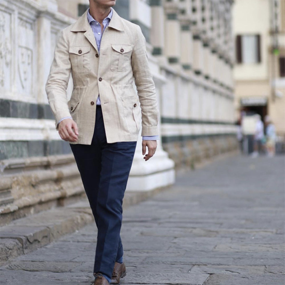 Old Money Casual Jagd-Kurzmantel