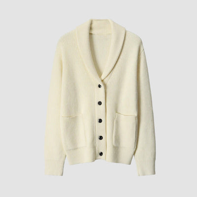 Old Money – Strick-Cardigan mit V-Ausschnitt