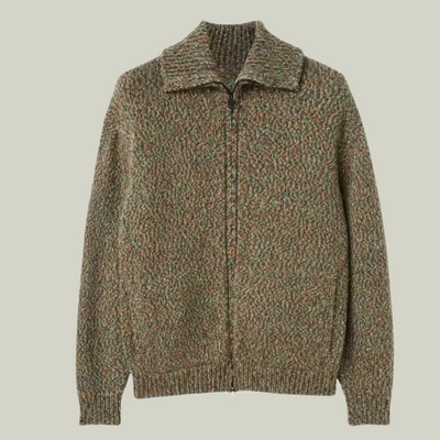 BOMBERJACKE AUS ALPAKAWOLLE MIT REISSVERSCHLUSS